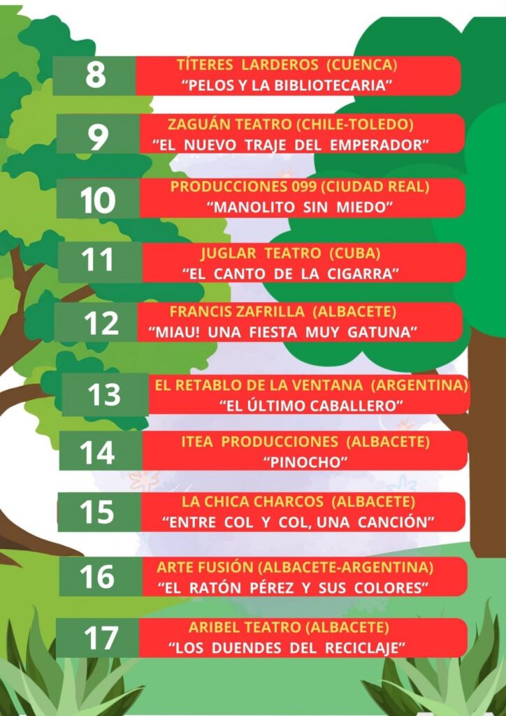 XXVII Festival Internacional de Títeres Ciudad de Albacete 2026 – programa