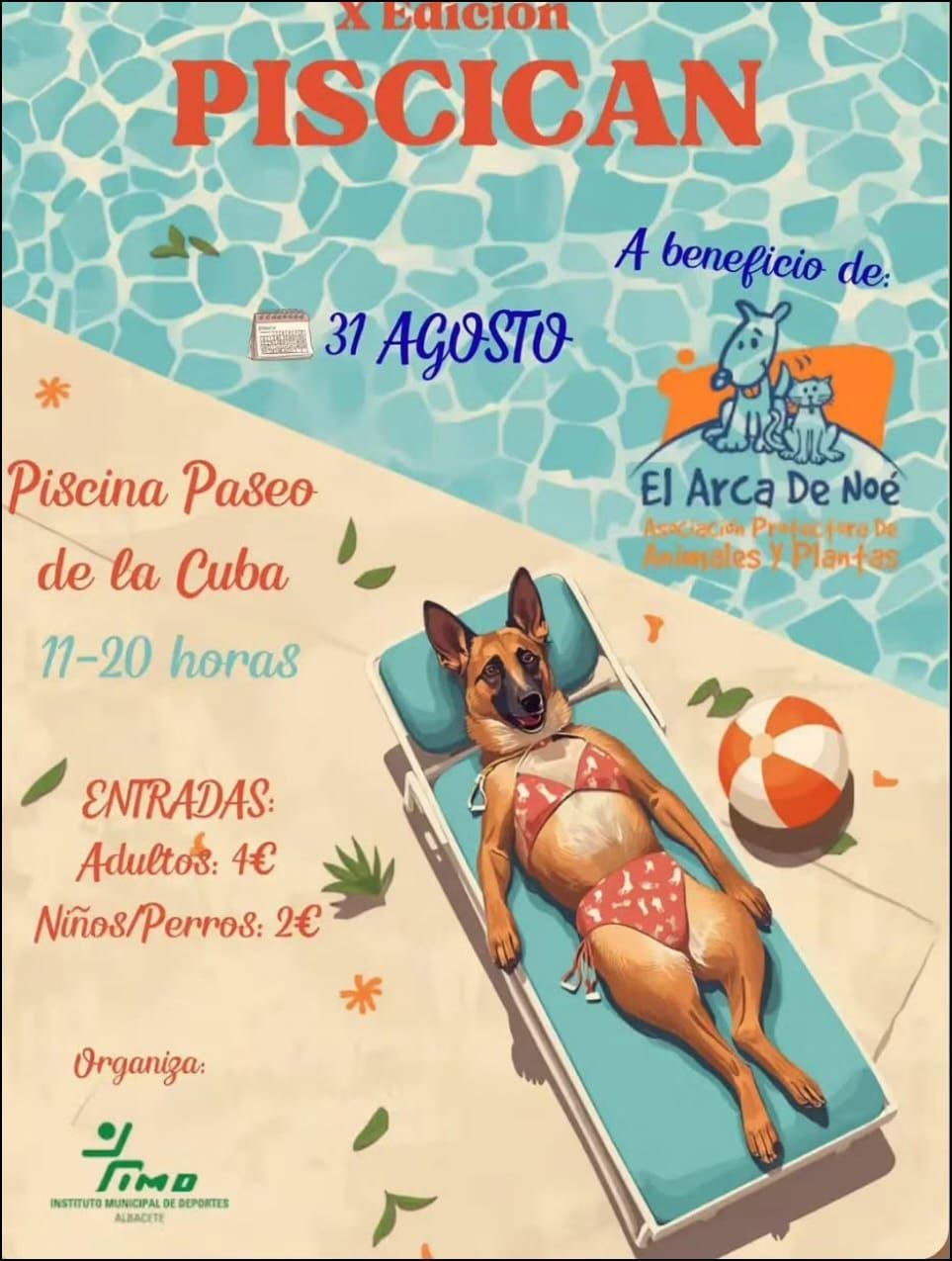 Piscican X Edición, Piscina Paseo de la Cuba, Albacete