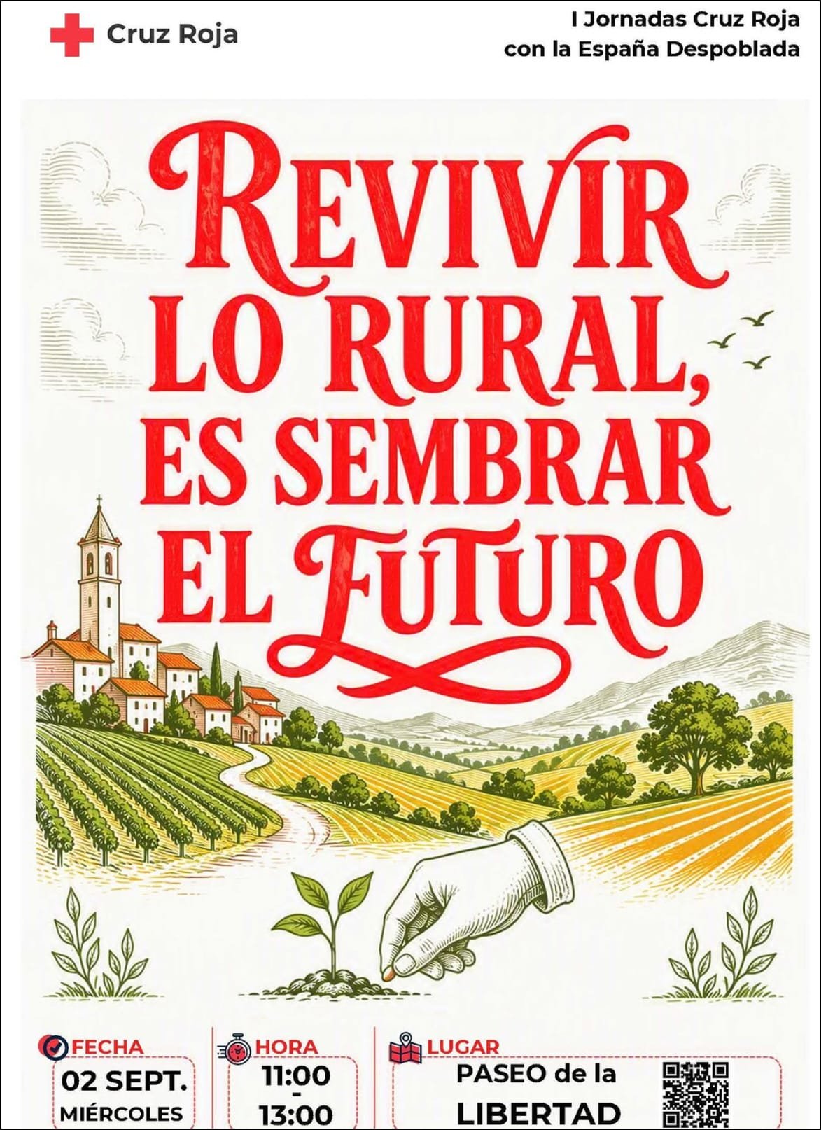 Jornadas Cruz Roja «Revivir lo rural, es sembrar el futuro», Paseo de la Libertad, Albacete
