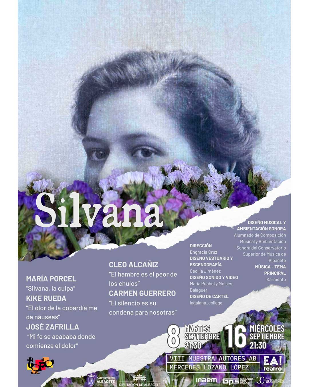 Cartel de la obra Silvana en EA! Teatro, Feria de Albacete 2026